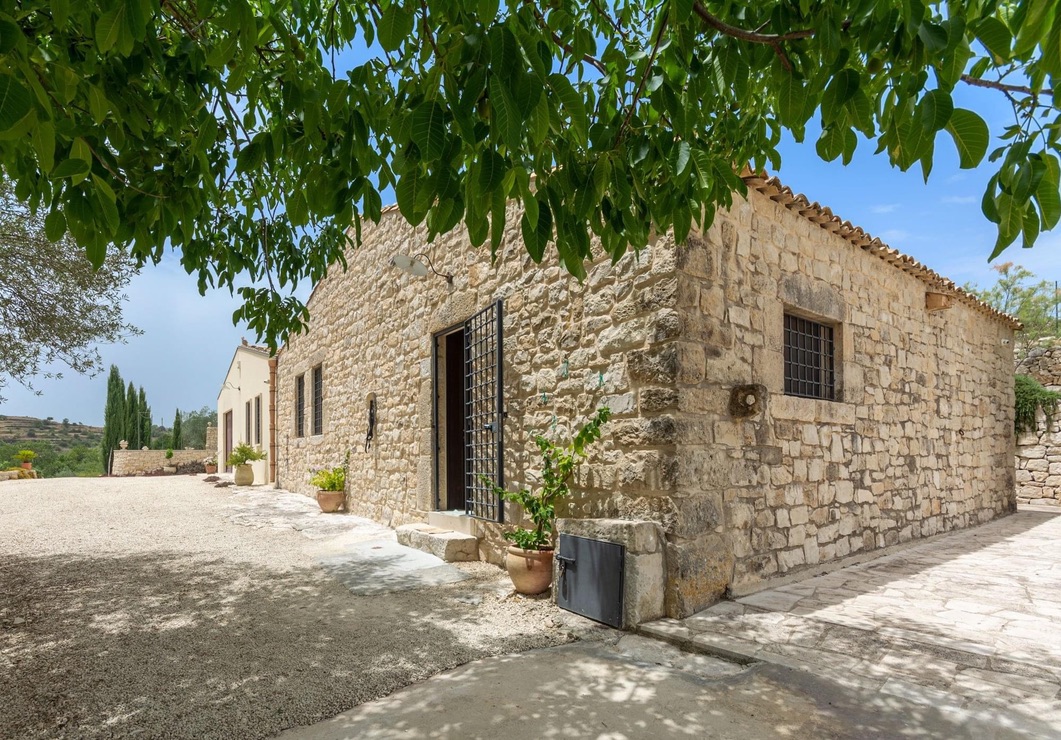 La casa in pietra di Le Pavoncelle, vicino a San Giacomo